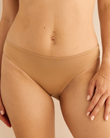 High Leg Maternity Brief (Camel)